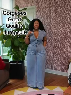 Almost sold out, if you want this, grab it now. Great quality jumpsuit  #jumpsuit #fitwithcurves #denimjumpsuit #akirajumpsuit #tiktokshopcreatorpicks 