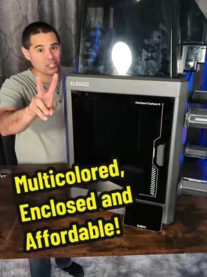 The first multicolored and Enclosed 3d printer that is truly affordable! #3d #DIY #3dprinting #tiktokshopcreatorpicks #craft 