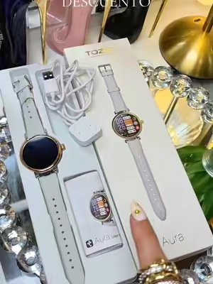 TOZO S8 AMOLED Smart Watch Women 1.32" HD Bluetooth Call Text, 100+ Sports Modes Sleep Stress Tracker, Waterproof Rose Gold Gift for Her Wristwatch Metal smartwatch   Mother's Day Gift  #tiktokshopcreatorpicks 