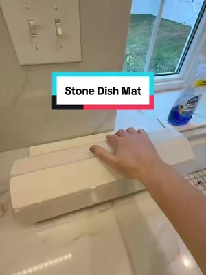 Never going back to cloth #CleanTok #stonedryingmat #dishmat #doingdishes #EcoFriendly