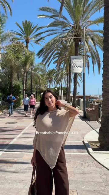 THE poncho for summer outfits #poncho #tiktokshopcreatorpicks #fyp #summeroutfit #outfitinspo 