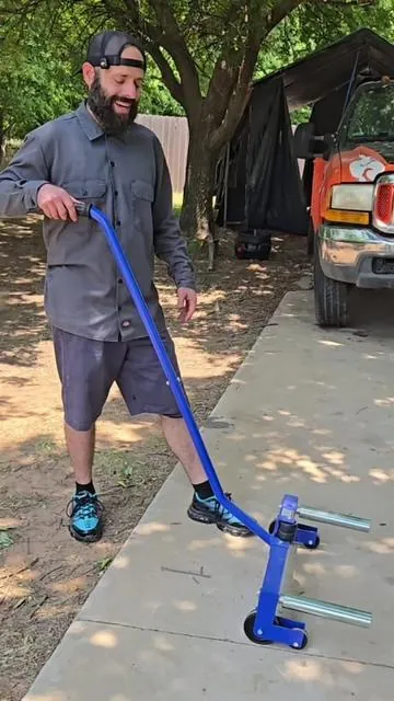 GARVEE Adjustable Tire Moving Cart Tool - 500 Ibs Heavy Duty Tire Dolly for Effortless Tire Lifting and Moving in Your Garage and Workshop #tire  #tiktokshopsummersale #b2cpartsandtools #summerwins #weeklydeals 