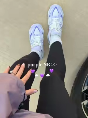 If you’ve been waiting for the prettiest colorway to drop… this is it. 💜🤍 #newbalance9060 #purpleaesthetic #womenssneakers #falldealsforyou #walkingshoes @Fly Kicks 