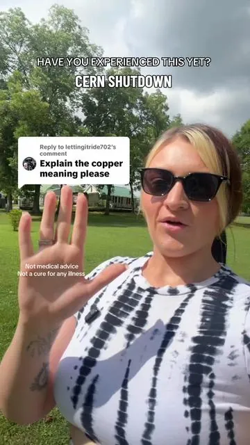 Replying to @lettingitride702 CERN shutdown the hadron collider and thousands are reporting feeling the ripple effects. Be cool as a cucumber with your copper and stay grounded. #cern #spiritualtok #copper #groundingtechique #conspiracytok 