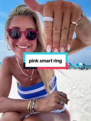 💝bsf…mom/daughter…granddaughter..smart ring gift!! #s#smartinggiftsforkids ##pinkaesthetic#fitnesstracker #tiktokshopcreatorpicks 