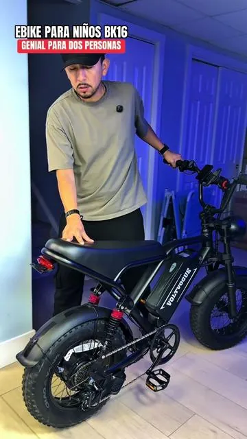 La versión de Ebike para niños de Aovopro Bk16 corren a 25mph #tiktokshopcreatorpicks #creatorsearchinsights #kidsbikes #ebikeforkids #SummerVibes 