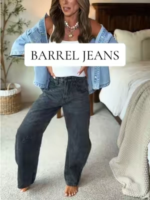 #barreljeans #jeans #denimjeans #fashion #fashiontiktok 
