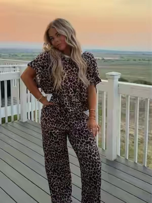 cutest set ever 🐆 size m #fyp #fashioninspo 