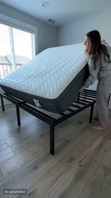 Edenza-Bed Frame- 14 16 18 Inches, Twin Full Queen King Size with Storage Space Under Frame ，Heavy Duty Metal Platform Bed Frames , Sturdy Steel Slat Support barbarian