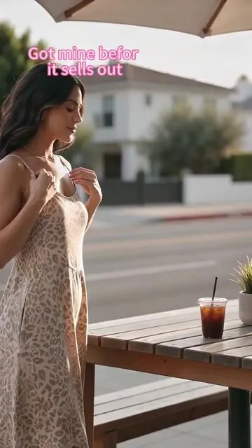 Love this soft leopard print slip maxi dress with hidden side pockets, lightweight casual summer long dress #LeopardPrintDress #SlipMaxiDress #SummerWomensDress #CasualLongDress #DressWithPockets 