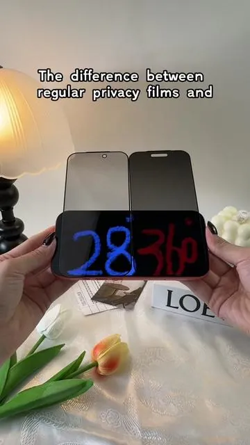 Many people can't tell the difference between standard privacy screens and 360-degree privacy screens; this video shows a clear comparison.#dealsforyoudays #summerwins #thememorialdays #iphone #fyp 