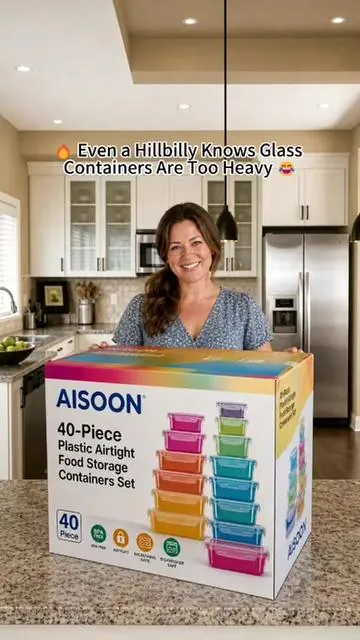 Your kitchen totally needs this 40-piece airtight food storage container set! It’s leak-proof, perfect for sauces soups and meal prep, super practical and an amazing deal, grab it quick before it sells out! #FoodStorageHacks #KitchenEssentials #MealPrepTips #TikTokShopFinds