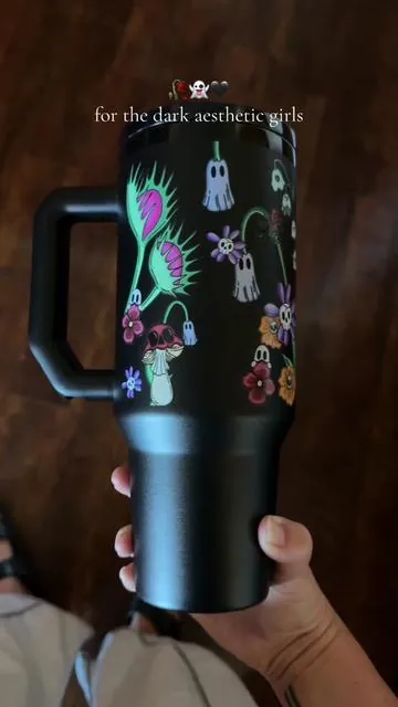 sneaky little poisoned portal restock 👻🖤  this one always sells fast! #halloween #summerween #tumbler #frostbuddy 