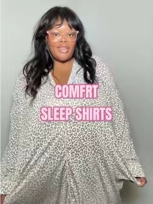 comfrt sleep shirts ✨🤎 #comfrt #comfrtclothing #plussizenightgowns #nightgown #nightgowns 