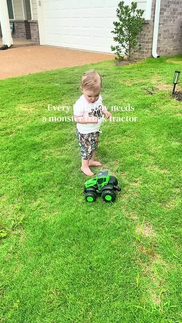 Works in water too! So fun! #remotecontroltoy #monstertruck #boymom #boytoys #boyswillbeboys 