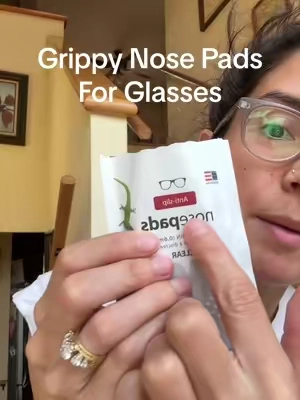 Replying to @Probably crying 🍄🌙 glasses grip nose pads for sweaty summer workouts or oily skin #geckogrip #glassesproblems #nosepads #glassesfashion  #glassesgrips