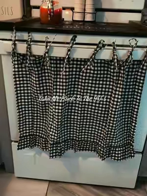 Gingham stove cover. On major flash sale, free shipping, and 3 covers available 