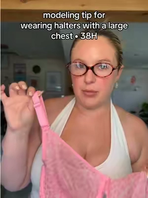 Tip for the large bust girlies who still want to wear halters #hsia #hsiabras #bra #bras #halter @Hsia-Bras 