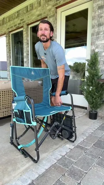 GCI Stowaway Rocker #gcioutdoor #gcirockerchair #rockerchair #outdoorchair #tiktokshopcreatorpicks 