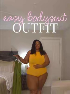 Who said bold colors don’t belong together? 💛💚 This sunshine yellow bodysuit + olive baggy pants combo might not be the first pairing you’d think of… but that’s exactly why it works. Sometimes the best outfits come from trying color combinations you wouldn’t normally reach for. ✨ Bright bodysuit ✨ Relaxed baggy pants ✨ Neutral accessories to pull it all together Proof that getting dressed doesn’t have to mean playing it safe. I’m 5’9” and 325 lbs for reference, and everything I can link is in the TikTok Shop. Tap the orange cart to shop! 🛒 #plussizefashion #everydaystyle #bodysuitstyle #baggypants #OOTD 