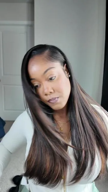 Soooo good I got it in another color. 😋. love love this hair 🤎 #fypシ #hairtok #foryou 
