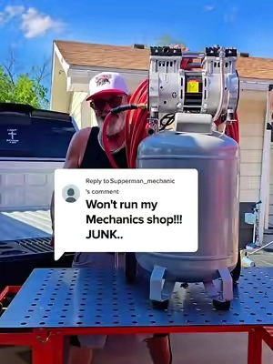 this 13 gallon air compressor is a quiet duel motor air compressor for all your needs around the house, construction, flipping houses, and just having around the house. #diyproject #aircompressor #Home #christmasgiftideas #tiktokshopcreatorpicks @VEVOR Home Store 