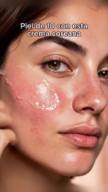 Piel de 10 con esta crema coreana. Olvídate de filtros, brillo real.#tiktokshop#fyp  #beauty  #Maquillaje