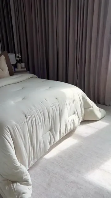 Watching this room come together was so rewarding. 🤍✨ The goal was to create a space that felt cozy, elevated, and somewhere she’d genuinely love coming home to and I think we did exactly that. #bedroommakeover #bedroom #roommakeover #forup #forup 