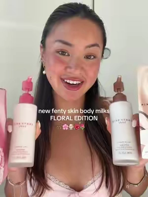 2 NEW limited edition fenty body milks 🌸🧴don’t miss out before they’re gone @Fenty Skin #fentyskin #fentybodymilk #fentyheybouquet #fentyvanillaflowers #vanillabodylotion 