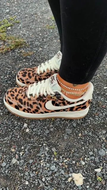 BRAND NEW RELEASE🖤  perfection.  #sneakers #nikeairforce1 #nike #leopardprint  @Fly Kicks 