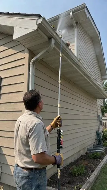 If tall jobs are scary or annoying, this kit makes them easy. Drop a if you need this! Link in bio. #PressureWasher#extensions#HouseWashing#PressureWasherAccessorie#OutdoorCleaning