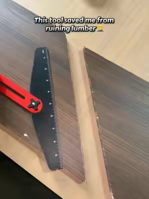Get perfect stair tread cuts the first time. This adjustable stair template copies the exact shape of every step, helping you avoid bad measurements, wasted lumber, and extra trips back to the saw.#StairTreadTemplate #WoodworkingTools #CarpentryTools #LayoutTool #DIY 