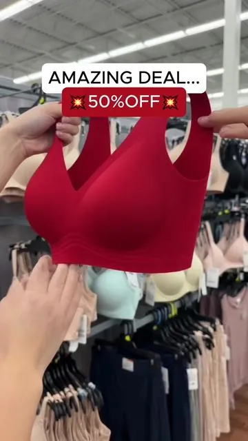 Release tight stress, build relaxed confidence from inside out#dealforyoudays #summerwins #bra #lingerie #jelly 