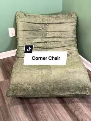 perfect addition to add some coziness #chair #cozychair #cornerchair #kidsbedroom #dormroom 