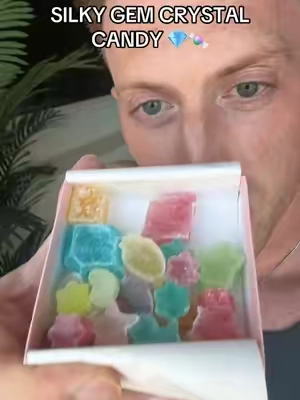 THEYRE BACK! #silkygem #crystalcandy #silkygemcrystalcandy #candy #crystalcandyreview @Silky Gem Crystal Candy 