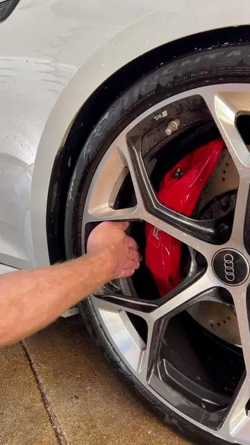 From Dirty To Flawless Wheels | Satisfying Car Detailing ASMR 🔥🤩 - V+ Wheel Barrel Brush — Clean Deeper. Faster. Smarter. We combined the best features of our wheel-cleaning tools into one next-level brush.  - #asmr #asmrsounds #autodetailing #autodetail #carwash 