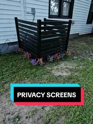 VEVOR 3 PANEL PRIVACY FENCE, 50 X 48 IN PANELS, EASY TO ASSEMBLE, 27.6 IN GROUND STAKES, IDEA FOR TRASH CANS, POOL PUMPS, AC UNITS, VINYL PRIVACY FENCE. #vinylprivacyfence #privacyfence #privacyscreen #tiktokshopsummersale #tiktokshopcreatorpicks @CreatorCollab_Mabel @VEVOR Outdoor Store @Haidee_Collab 