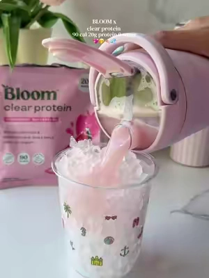 summer refresher + protein 🤭 #bloom #bloomclearprotein #clearprotein #bloomnutrition @Bloom Nutrition #bloomprotein 