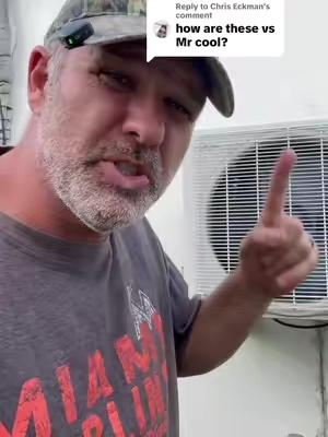 Replying to @Chris Eckman  These mini splits are WAYYYY Better! #airconditioner #hvac #minisplit #homerepair 