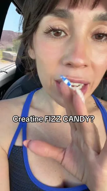 Creatine fizz candy 🍭 #creatine 