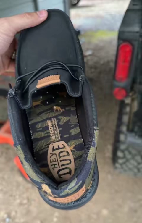HEYDUDE Wally Funk Outdoor Camo Comfortable Lightweight Slip on Shoes #tiktokshopcreatorpicks #HEYDUDEpartner #sliponshoes @HeyDude 