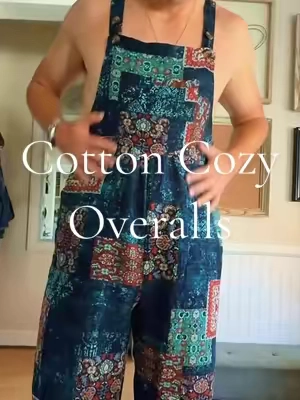 What a champ, doing it for my tall babes too #tallgirlfriendly #shortgirlfriendly #overalls #cotton #fyp 