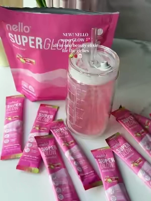 & of course it taste amazing just like all their other drinks 🤭 #nello #nellosuperglow #nellodrink @Nello 