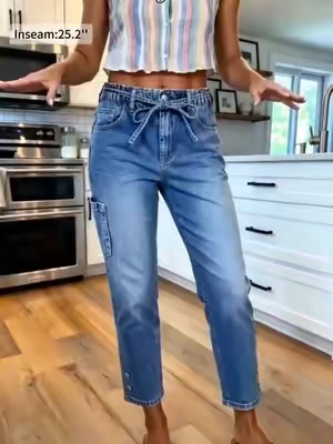 💙Flamingals Stretchy Jeans💙 #summeroutfits #stretchyjeans #effortless #SummerVibes #flamingals 