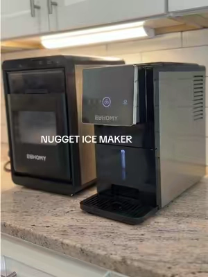 Nugget ice >> regular ice 🧊💦 @Euhomy_US  . . #tiktokshopcreatorpicks #euhomy #nuggeticemaker #nuggetice 