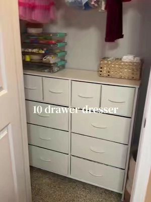 So much better 🥰  Now everything actually has a place. Clothes, pajamas, socks, diapers/wipes, kids clothes, extra blankets… instead of digging through piles, I know exactly where everything is. It holds way more than it looks like it should, and it’s been one of my favorite organization upgrades. #homeorganization #dresserorganization #bedroomstorage #organizationideas  #homefinds  