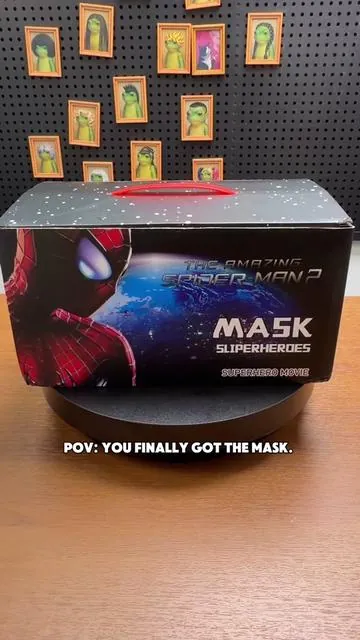 One mask. One new identity.#SpiderMan #spidermanmask #Supero #fyp #tiktokshop 
