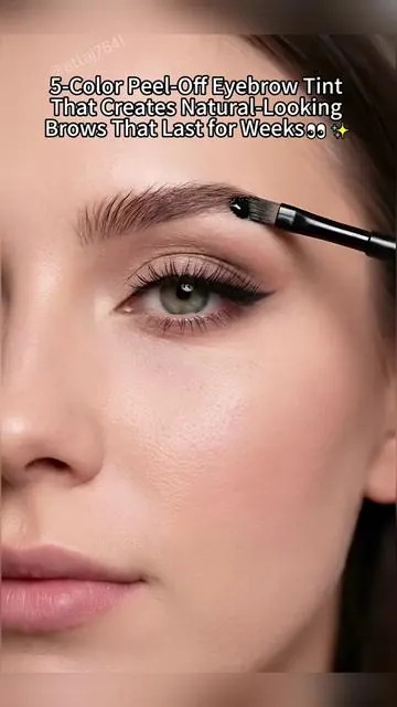 染5-Color Peel-Off Brow Tint That Gives You Natural Brows For Days ✨ #BrowTint  #EyebrowHack  #BeautyFinds #MakeupMustHaves #TikTokMadeMeBuyIt