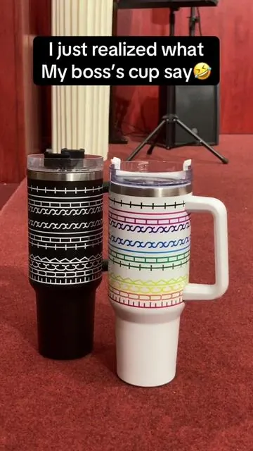 Took me a min to figure out what it said lol how long did it take you???#tumbler #fyp #viral #trending #tiktok @TikTok @TikTokShop