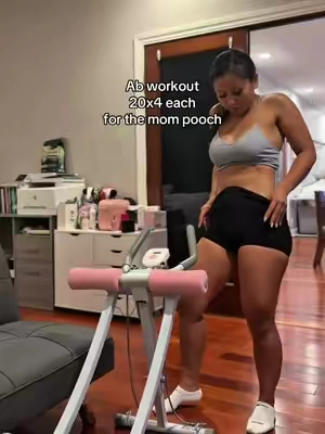 If regular crunches hurt your back, try this machine instead! I used to hate hitting abs! But now I’m motivated because this machine helps so much! #abmachine #workoutathome #tiktokshopsummersale #tiktokshopcreatorpicks #creatorsearchinsights 